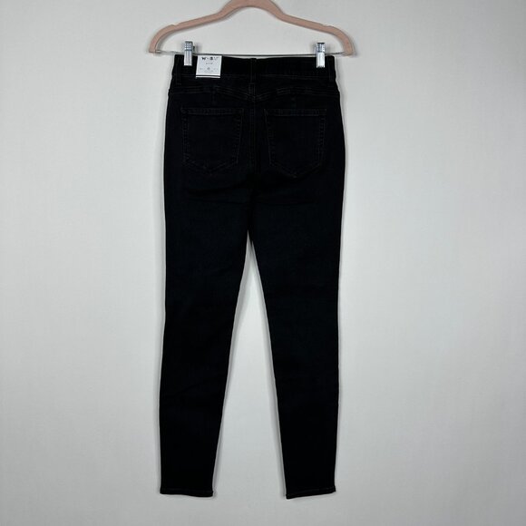 NWT White House Black Market High Rise Skinny Jeans Martine Black 2 #WHBM63 - Picture 3 of 7